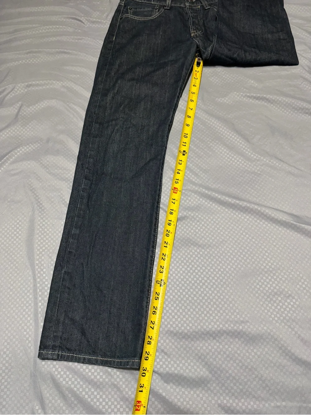 31x32 - Mens Levi's 501 Original Fit Jeans Rigid Dark Wash Blue